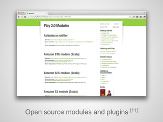 Open source modules and plugins [11]
 