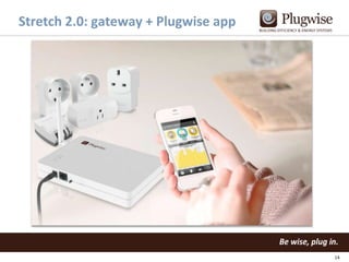 Stretch 2.0: gateway + Plugwise app

14

 