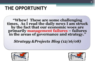 The pmo strategy discipline execution value | PPT