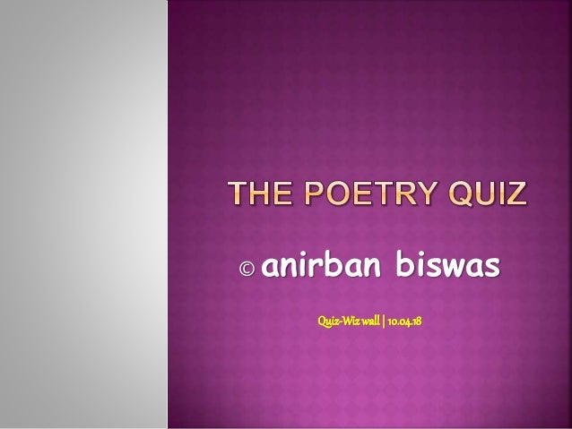 © anirban biswas
Quiz-Wizwall| 10.04.18
 