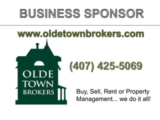 Buy, Sell, Rent or Property
Management... we do it all!

 