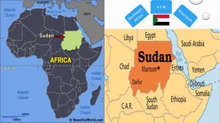 Figure 8 Sudan’s import flows (USD), 1994-2020
Sudan Economic
Overview
Sudan import (left) & export (right) partners in 20...