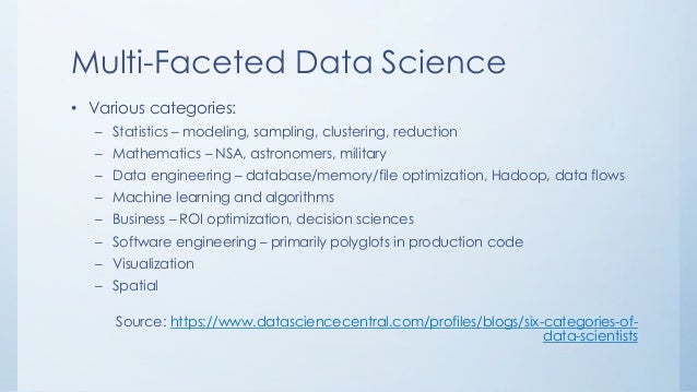 sampling data hadoop Data and Exploring Python, SQL R,  Polyglot Scientist The