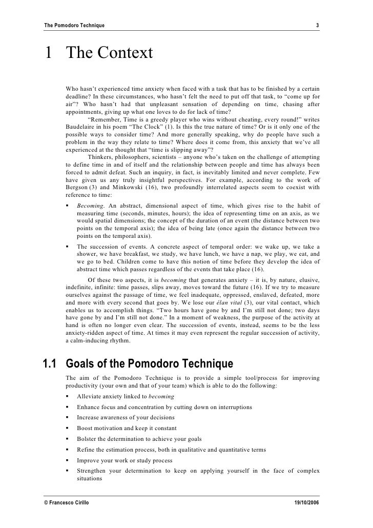 The Pomodoro Technique V1 3