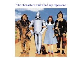 The characters and who they represent 