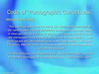 The Pornographic Perspective: Connecting the Dots between Pornography…