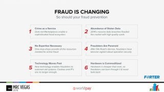 Fraud is changing. It isn’t what it used to be10 or 5 or 2 years ago.
1. Rise of Crime as a Service economy –everything is available for sale in thedark-net, making it easy and affordable for anyone to operateindependently. Starting from any typeof stolen data –credit card numbers, CVV, full personal details that enableaccount takeovers –themore you pay themoreyou get. Fraudsters can set up remotedesktopservices for a fee as low as $30 a month, they can access from IPs anywherethey want, from an unlimited number of IPs with screening features and more. Shipping address “for sale” close to thebilling address – using addresses of elderly peoplewho got scammed into providing their address as a mailing destination, addressesin abandoned buildings and other creativesolutions all within a few miles from thebilling address of thestolen card so it would enableAVS manipulation.
2. Abundanceof stolen data – thelink between cyber attacks and fraud: theongoing breaches flood themarket with quality data that includes CVVsand many sensitivepersonal details. Many companies aren’t PCI compliant and don’t protect thedata properly, that gives fraudsters an edge, they wait a few months and attack.
3. No expertise necessary – There’s a hugeknowledgebaseavailable that can takea completenewbieand teach him how to becomea fraudster from scratch with “how to” guides available for several dollars. How to hack Paypal accounts, how toperform account takeover, how to hideyour IP – Knowledgeis power? Everything they need to know is available for sale and for cheap. The result is thehugeincrease in thequantity of fraudsters, and thevariancein thequality –we see many amateur fraudsters, teenagers that do fraud for a hobby and postthecard numbers that they got ontheclear-net, on Facebook, and on theother hand uber-fraudsters with sophisticated MOs thatarevery difficult to track. That creates a lot of noisein thesystem –peoplewho are doing manual reviews, and havebeen doing that for a while, haveusually
operated in a much morepredictablespace , now its almost impossibleto manually decidewho’s an amateur and who’s a threat worth pursuing, and how to manageresources on that.
4. Fraudsters areparanoid – After Silk Road’s demise, fraudsters (thesuccessful ones  ) constantlywatch their back. They know that they arebeing tracked. They haveawareness of how anti fraud systemswork and they areconstantlytaking additional measures and hiding between several layers of protectionsin order to try and confuseus.
5. Technology moves fast –Just likewe leverage technology innovations, so do fraudsters. Fraudsters aretheir own CTO and thesophisticated onescomeup with creativeways to leverage technology. Geo location, IPs, Cookies –thoseare old school tactics for today’s world.
6. Hardware is commoditized–Hardware keeps getting cheaper, with new Chineseplayers offering smartphones for under $100, a fraudster can usethem as disposablephonesfor high ticket transactions and beevasivethan ever,
 