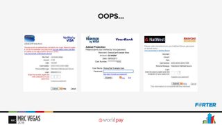 I personally got 3 false positives on united with 3Dsecure! 3D Secure is hated by most consumers as well as many of the merchants that we’ve talked to. In return for a liability shift, merchants need to take a major hit in user experience and conversion rates, yet some merchants need that
peace of mind
 