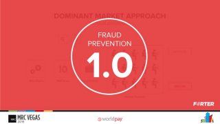 But that was OK as a 1.0 fraud prevention practice
 