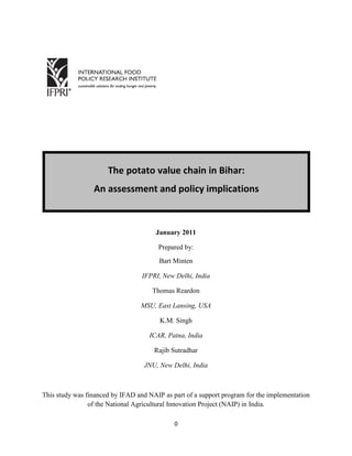 The potato value chain in bihar | PDF