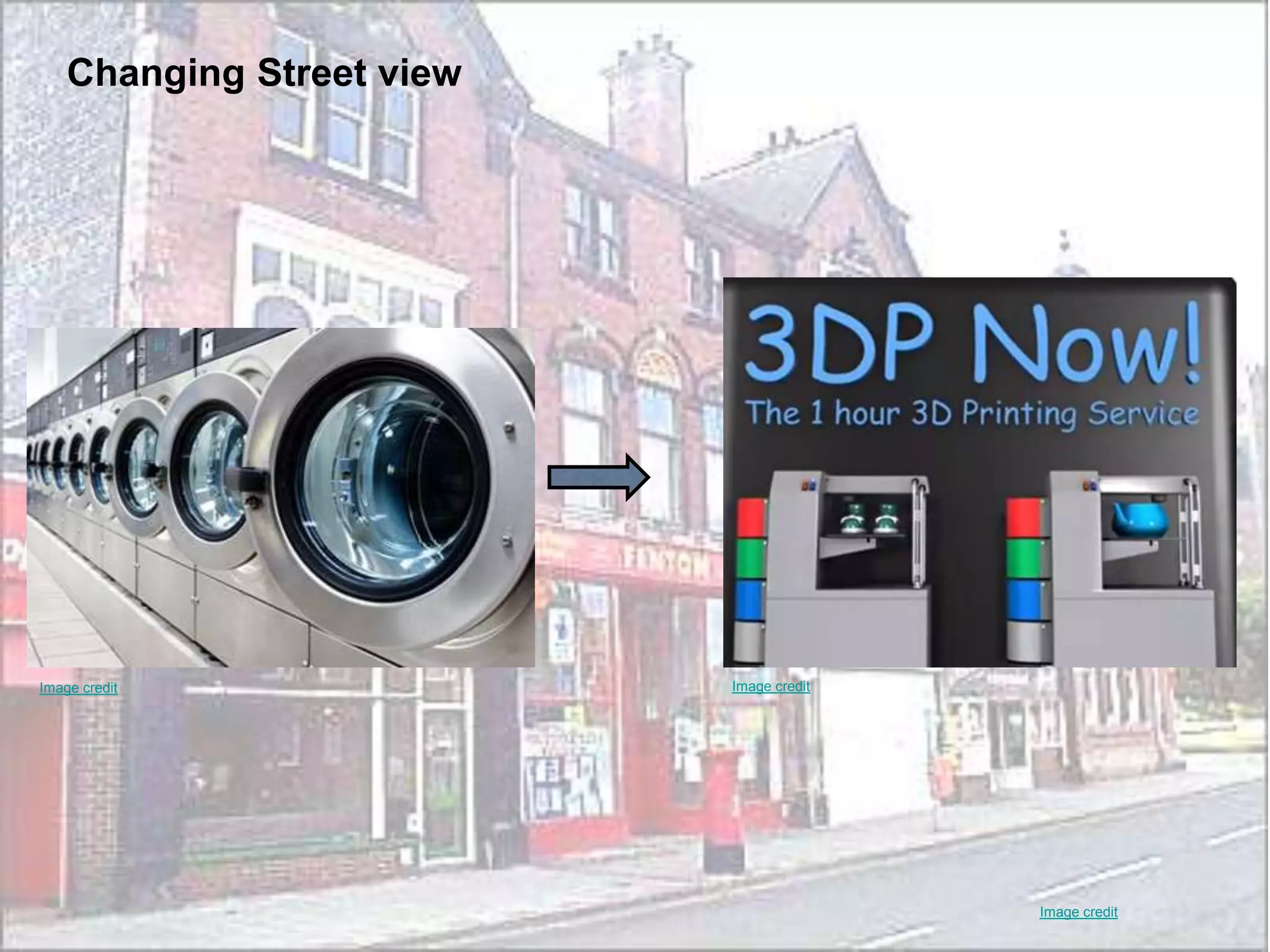 Changing Street view 
Image credit Image credit 
Image credit 
 