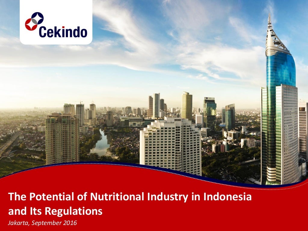 The Potential of Nutritional Industry in Indonesia and Its Regulations