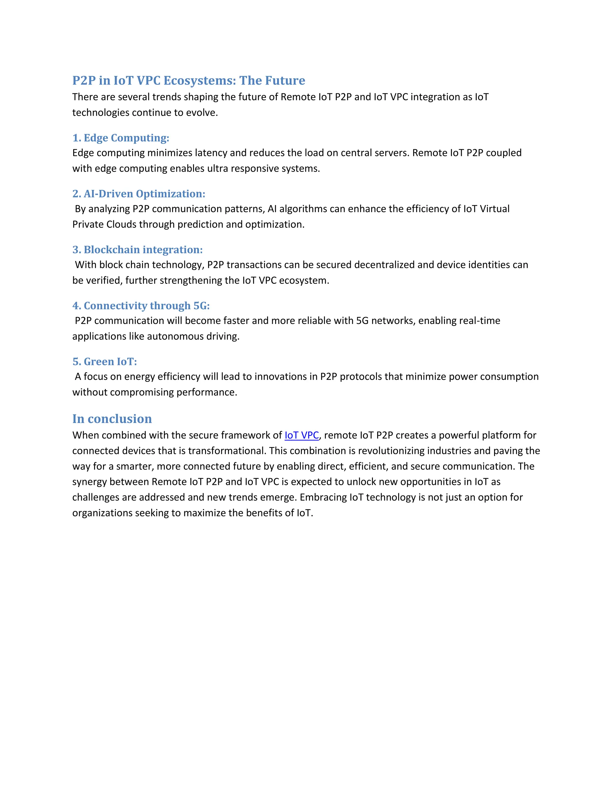 The Potential of Remote IoT P2P Connections in IoT VPCs PDF The Potential of Remote IoT P2P Connections in IoT VPCs PDF