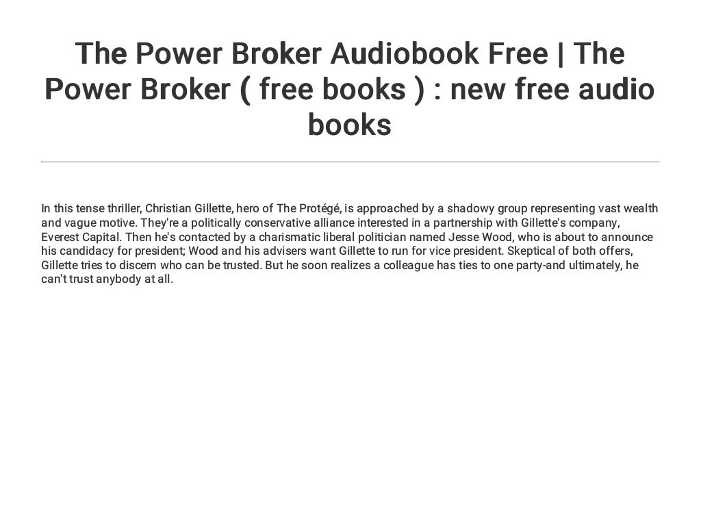 power broker audiobook power broker audiobook