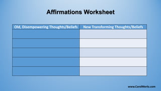 The power of affirmations | PDF
