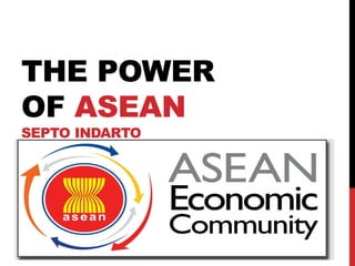 THE POWER
OF ASEAN
SEPTO INDARTO
 