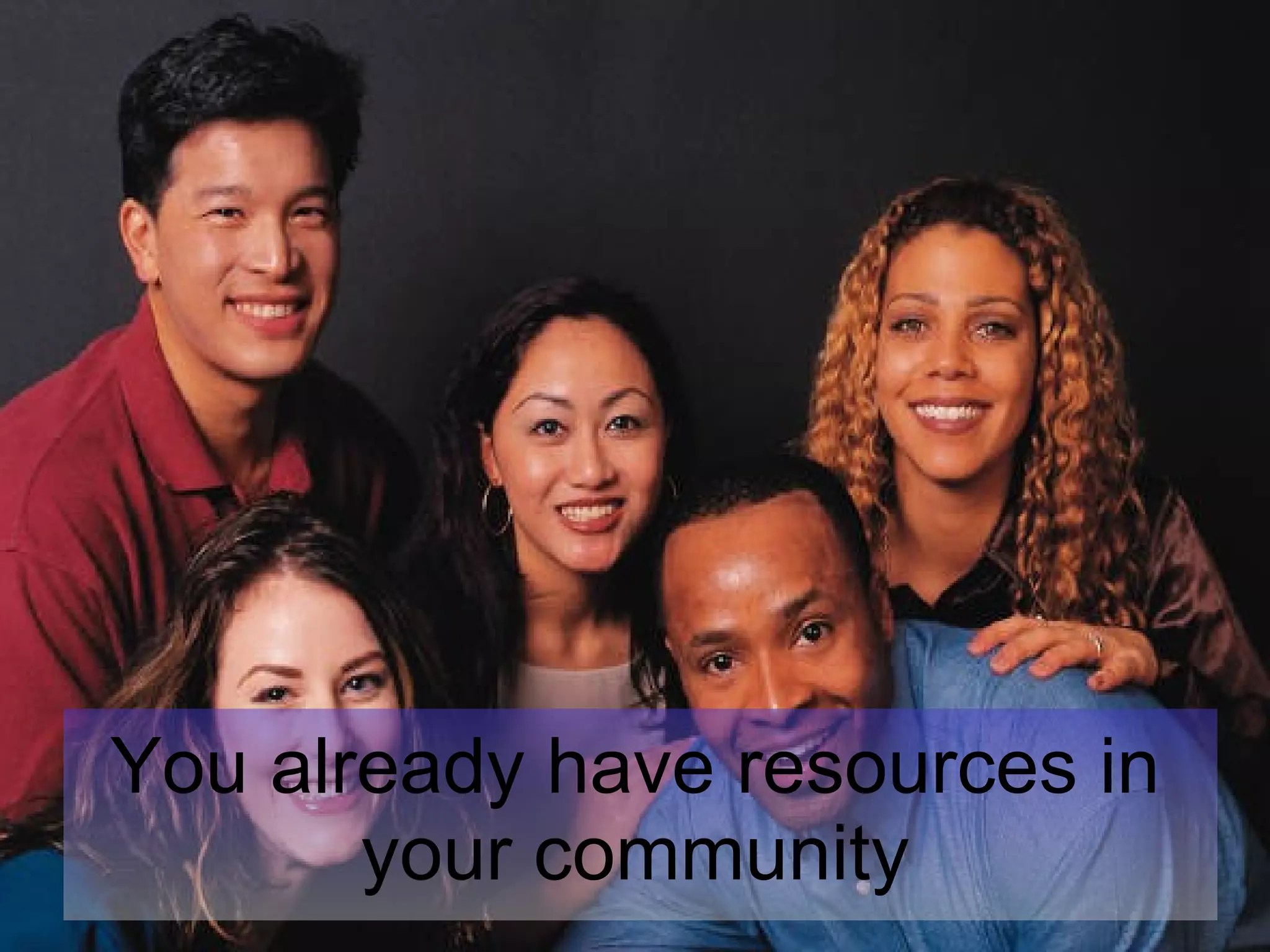 You already have resources in your community 
