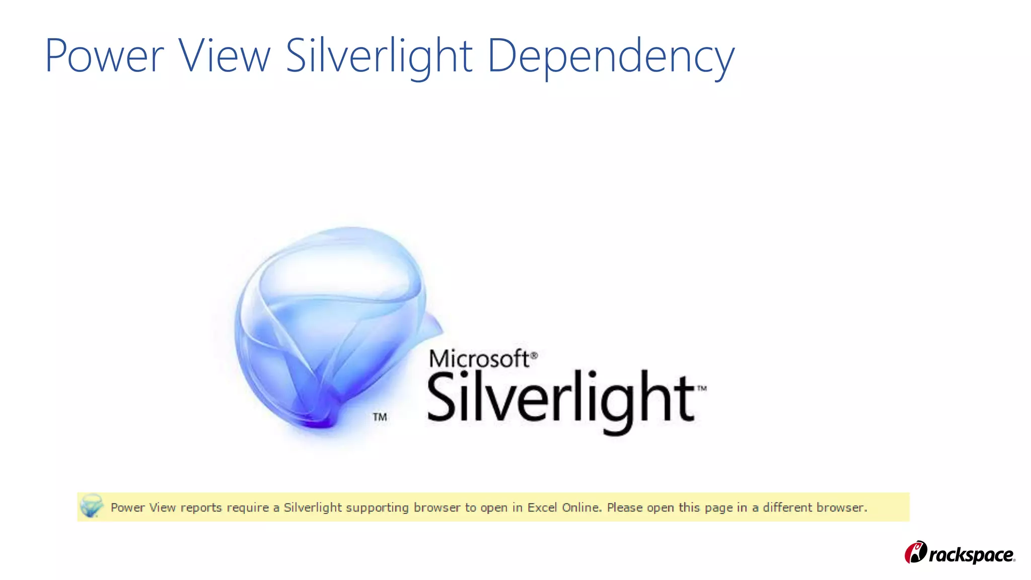 Power View Silverlight Dependency
 