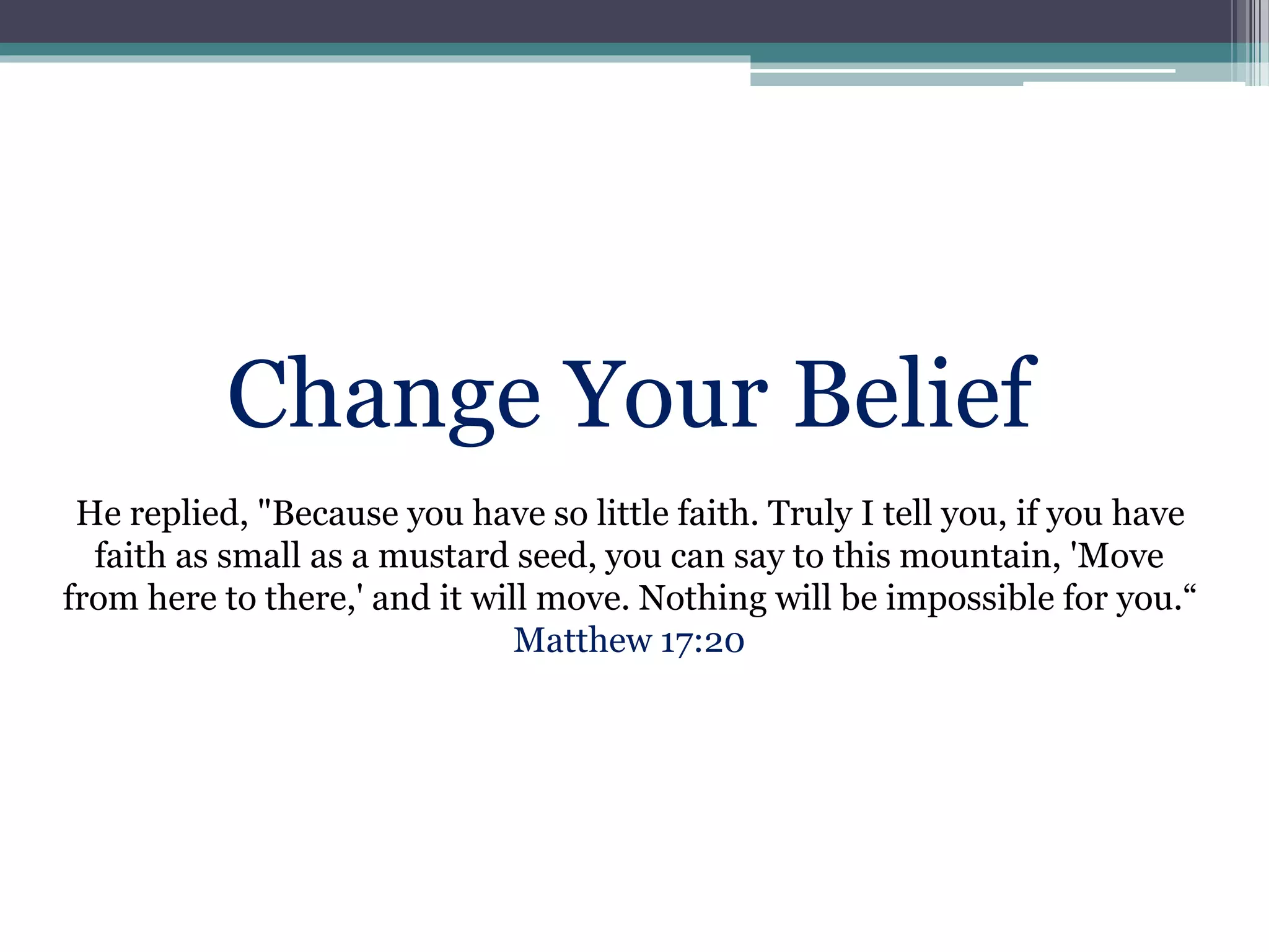 The power of change | PPT