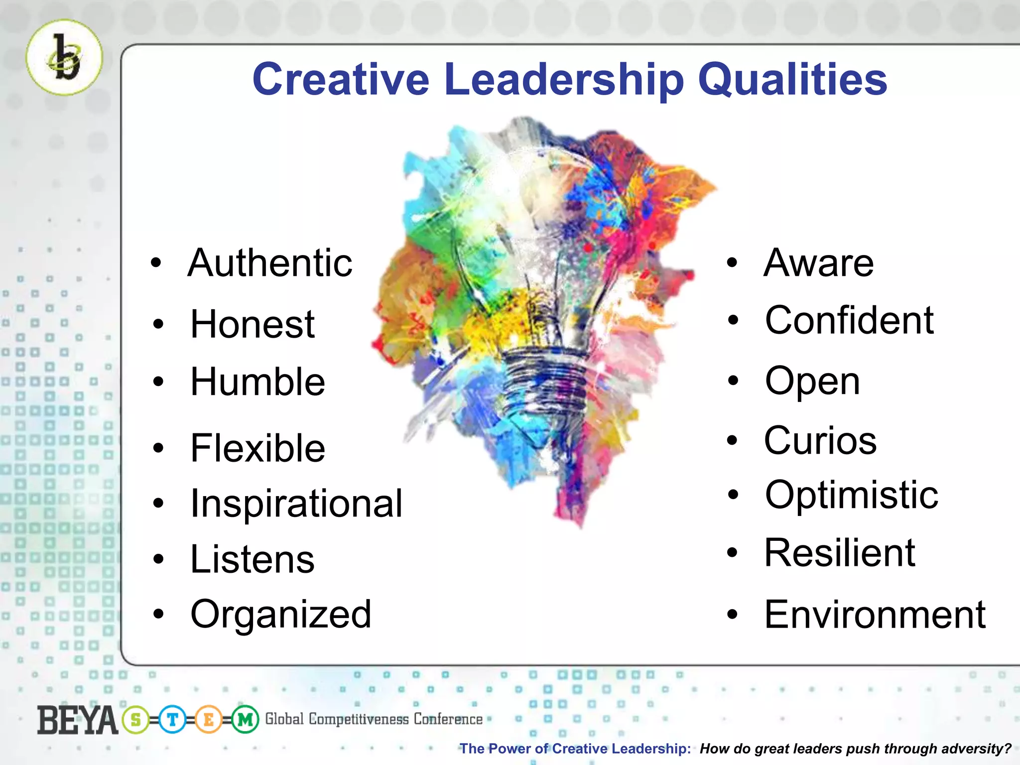 The Power of Creative Leadership: How Do Great Leaders Push Through ...
