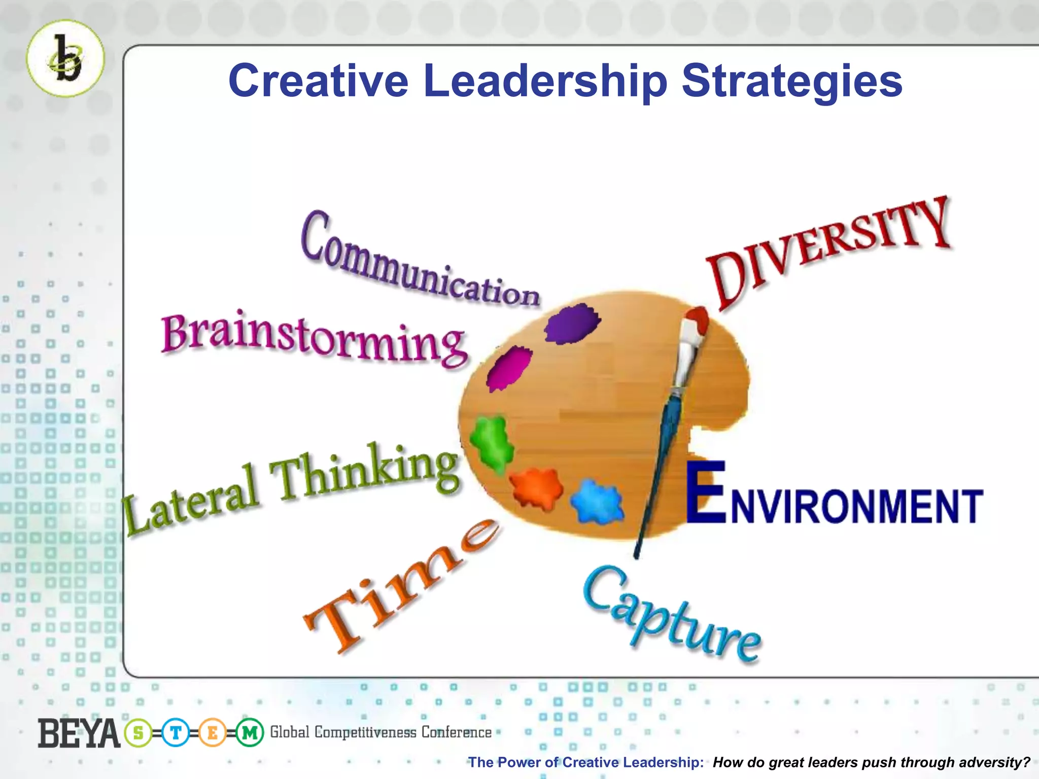 The Power of Creative Leadership: How Do Great Leaders Push Through ...