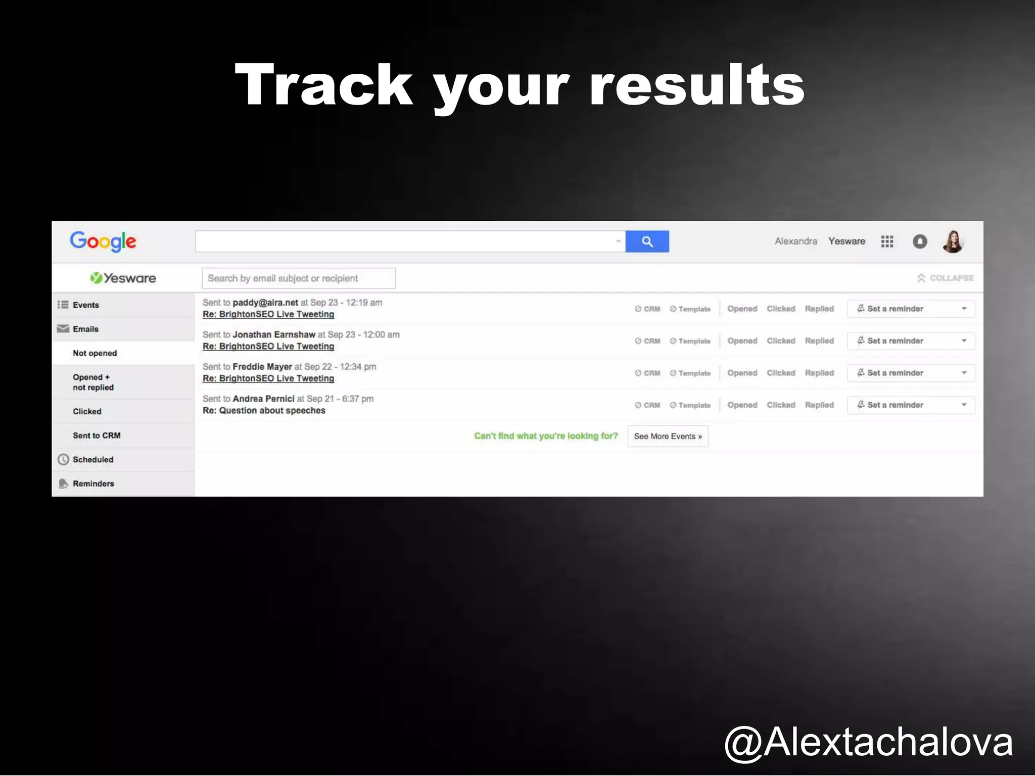 @Alextachalova
Track your results
 
