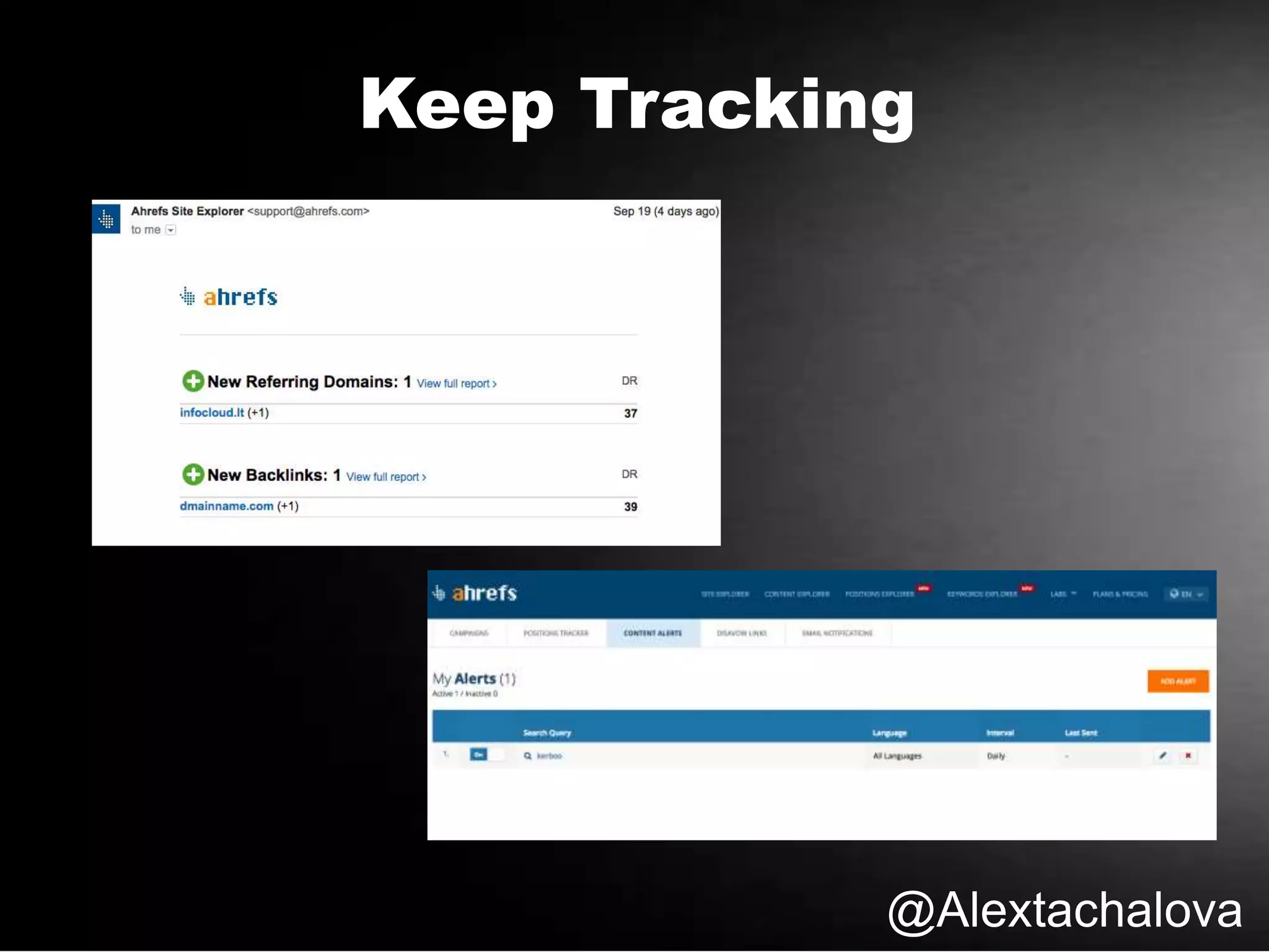 @Alextachalova
Keep Tracking
 