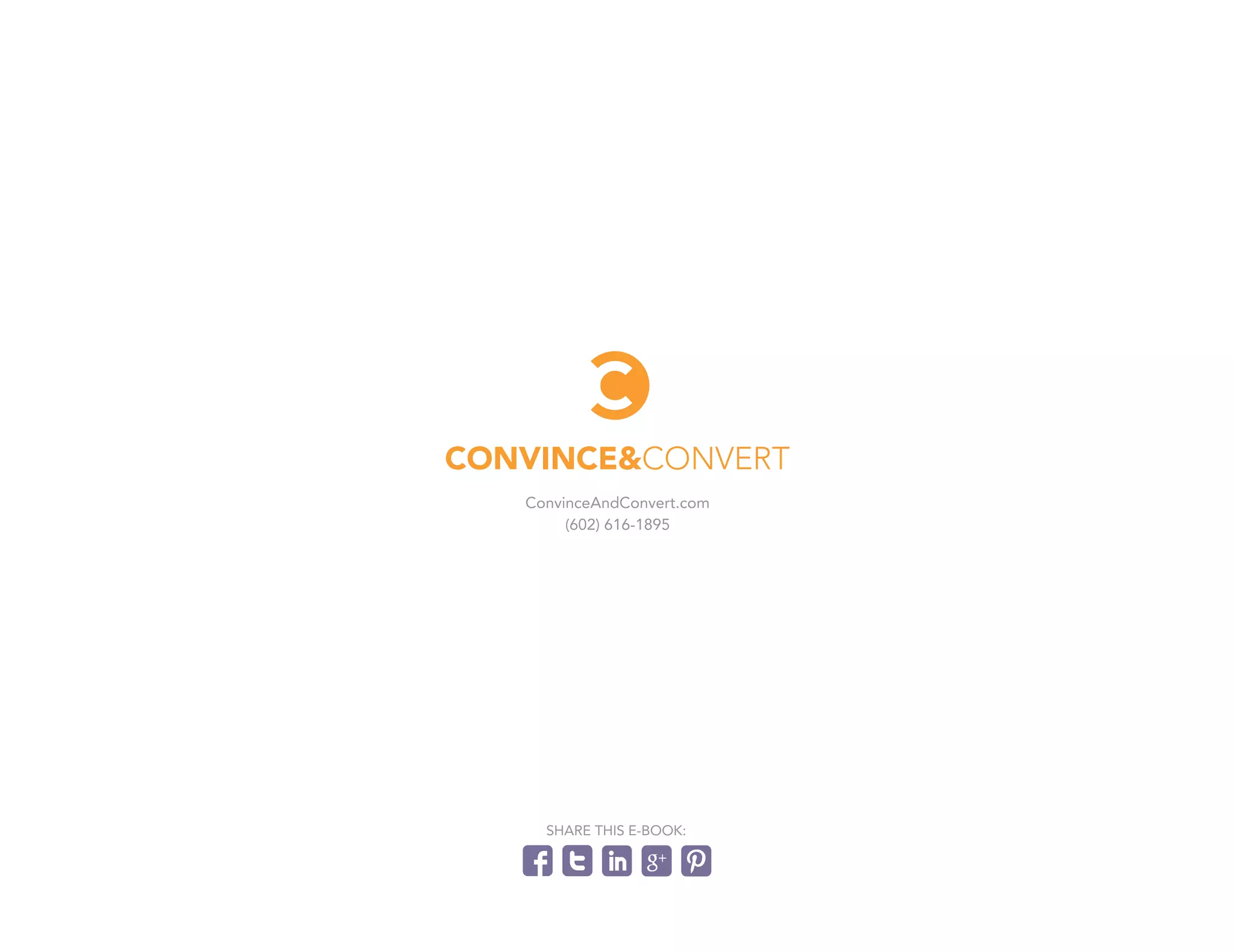 (continued)




ConvinceAndConvert.com
     (602) 616-1895




  Share this e-book:
 