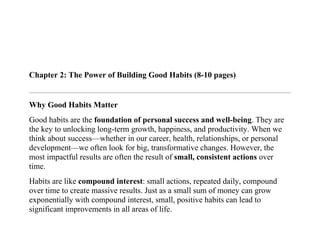 The Power of Habits Transform Your Life, One Step at a Time.pdf