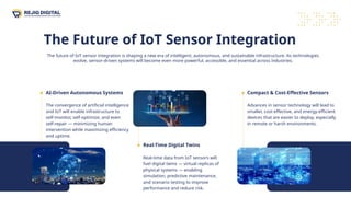 Smart Infrastructure and Automation through IoT Sensors | PPTX