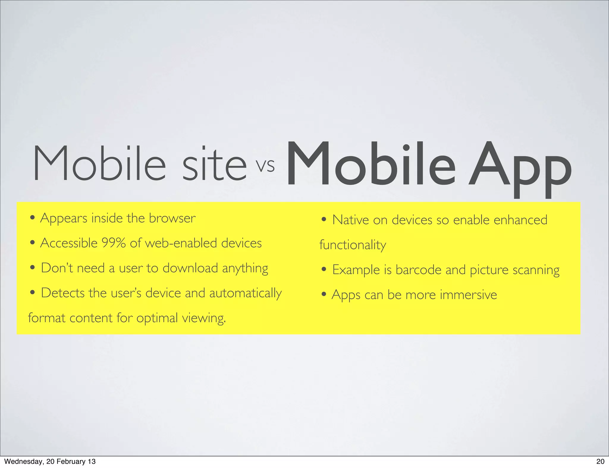 Thanks!
                            @hajra




Wednesday, 20 February 13             24
 