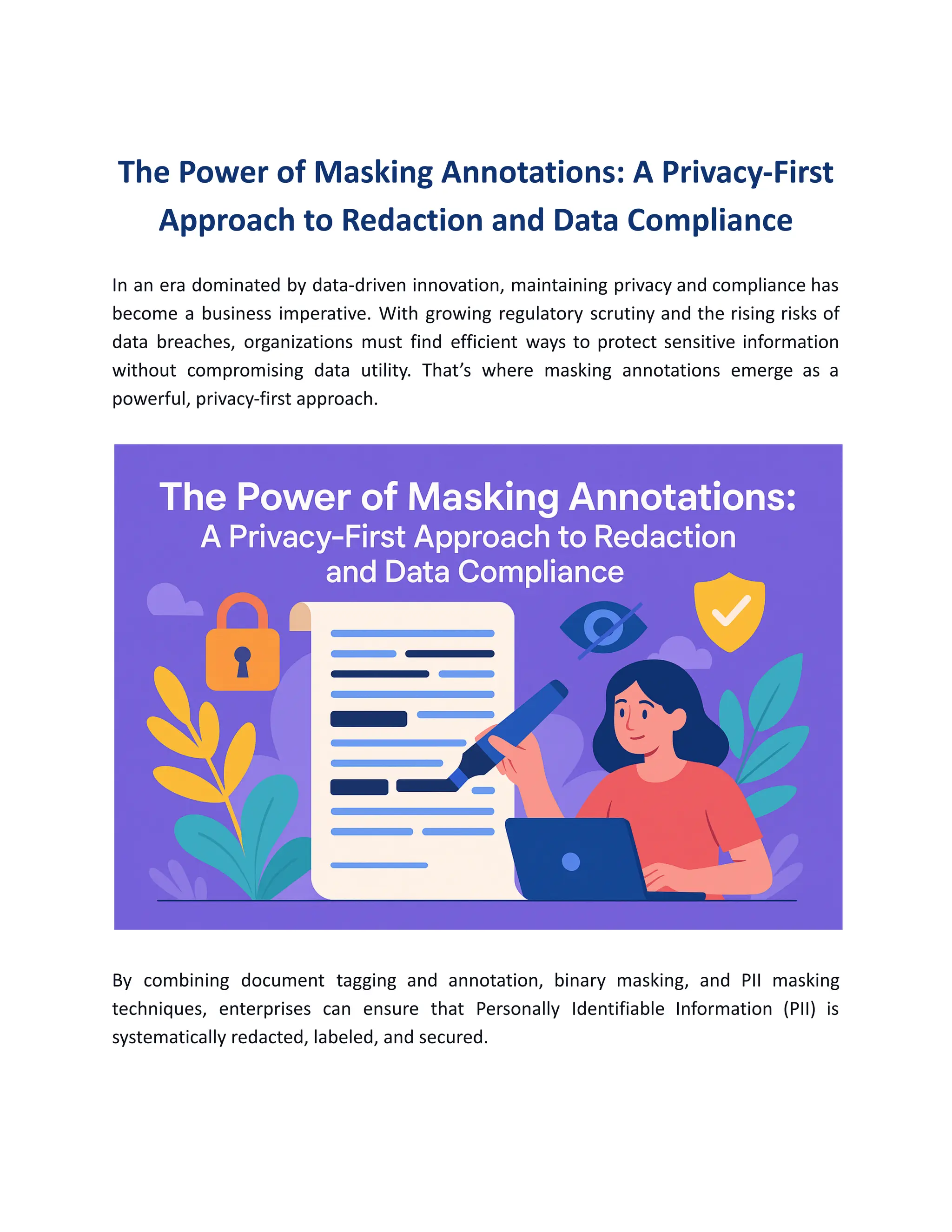 The Power of Masking Annotations: A Privacy-First Approach to Redaction ...