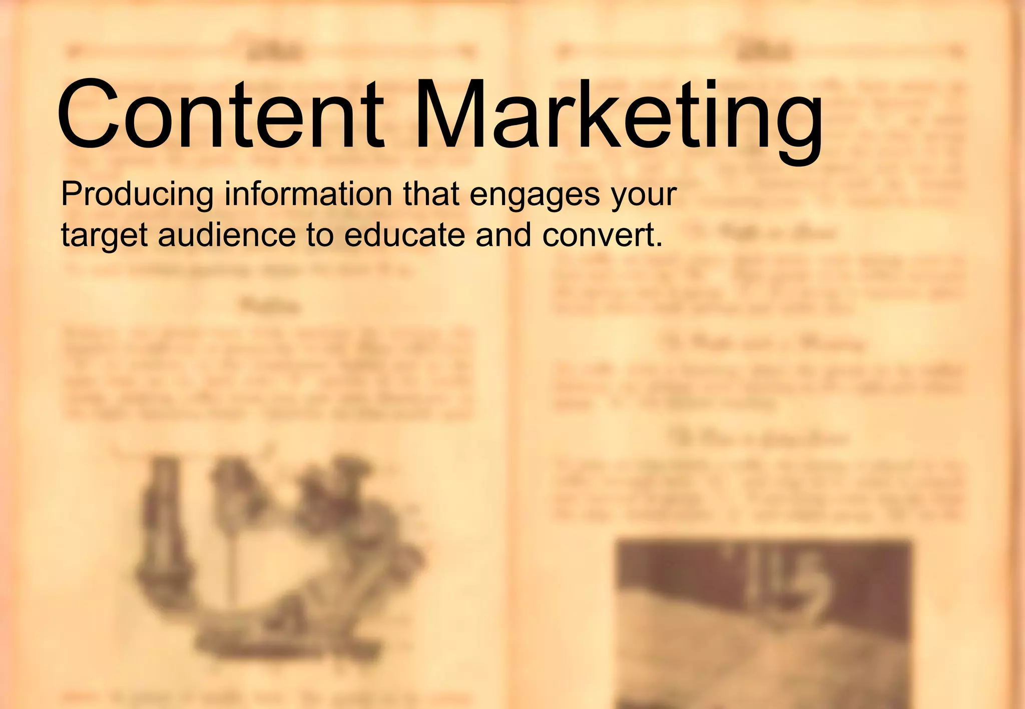 #STAFFING #HIRETOWIN 5
Producing information that engages your
target audience to educate and convert.
Content Marketing
 