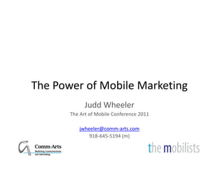 The power of mobile marketing