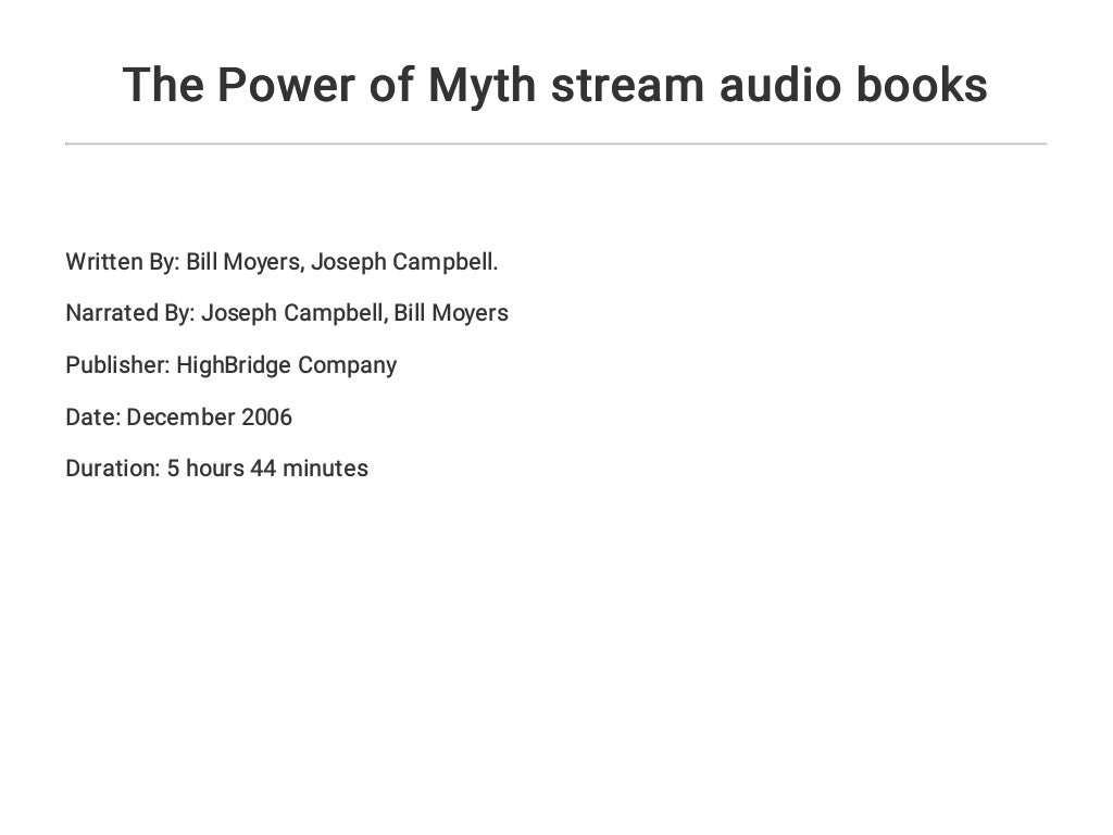 the power of myth sparknotes the power of myth sparknotes