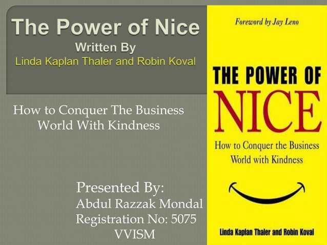 The power of nice | PPTX