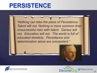 The Power of Persistence | PPTX