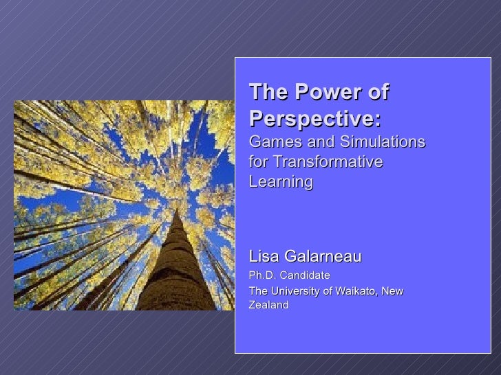 The Power Of Perspective