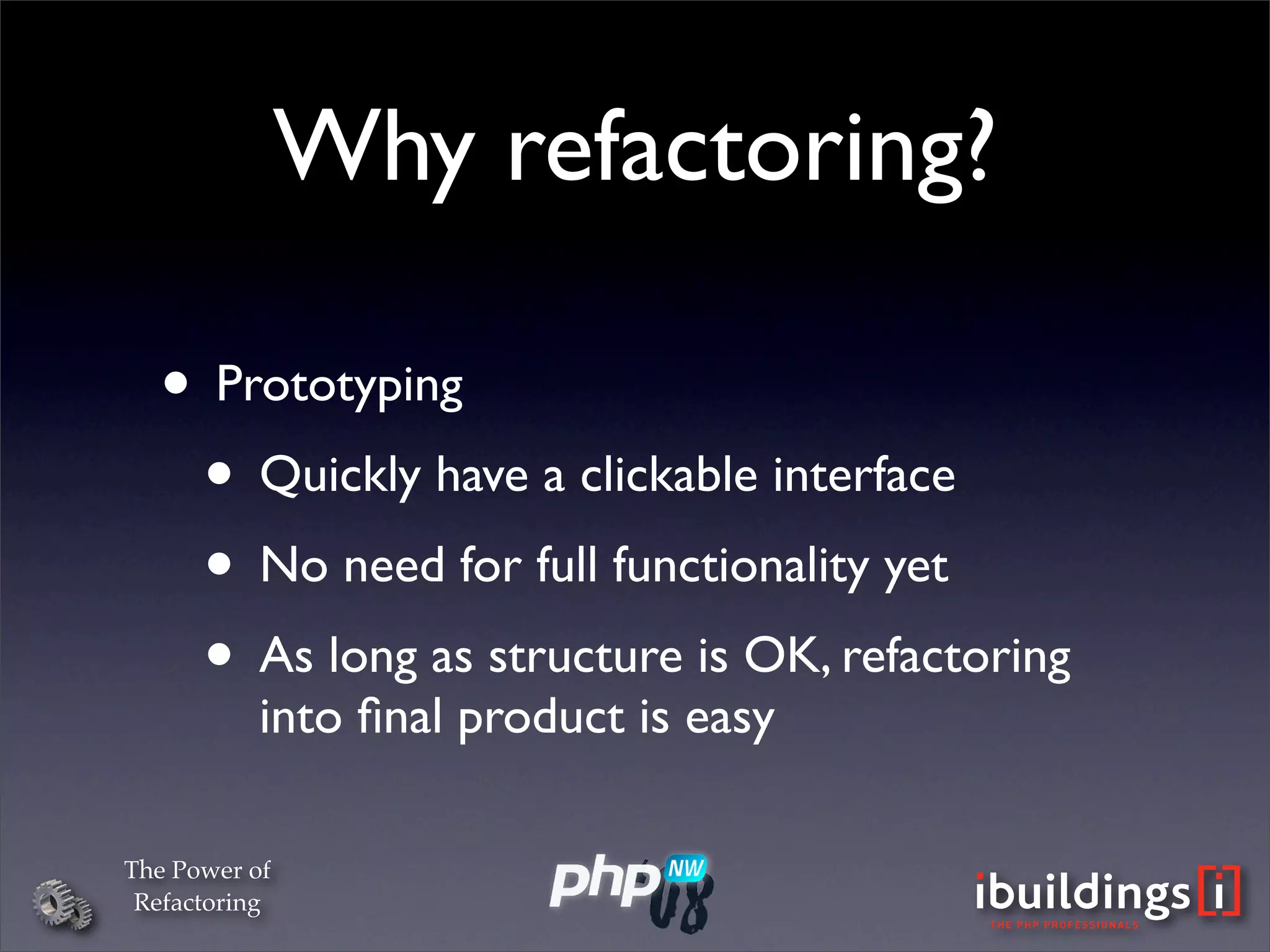 The Power Of Refactoring (PHPNW)