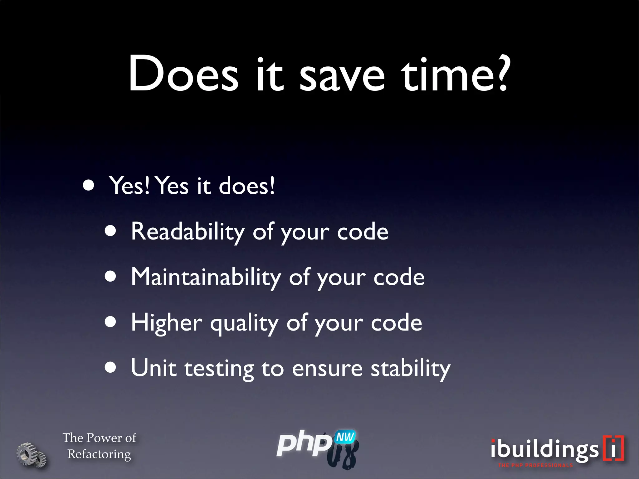 The Power Of Refactoring (PHPNW)