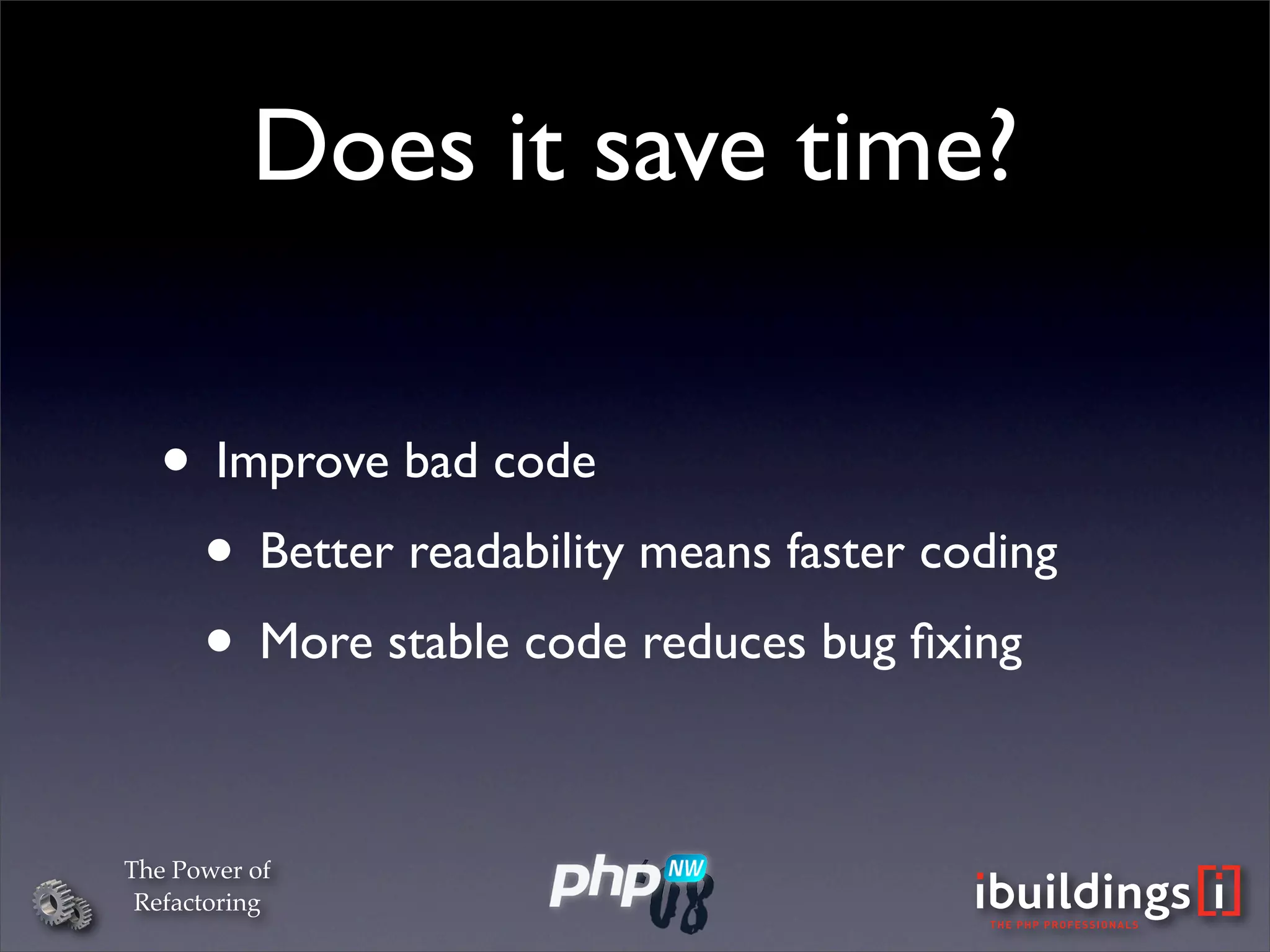 The Power Of Refactoring (PHPNW)