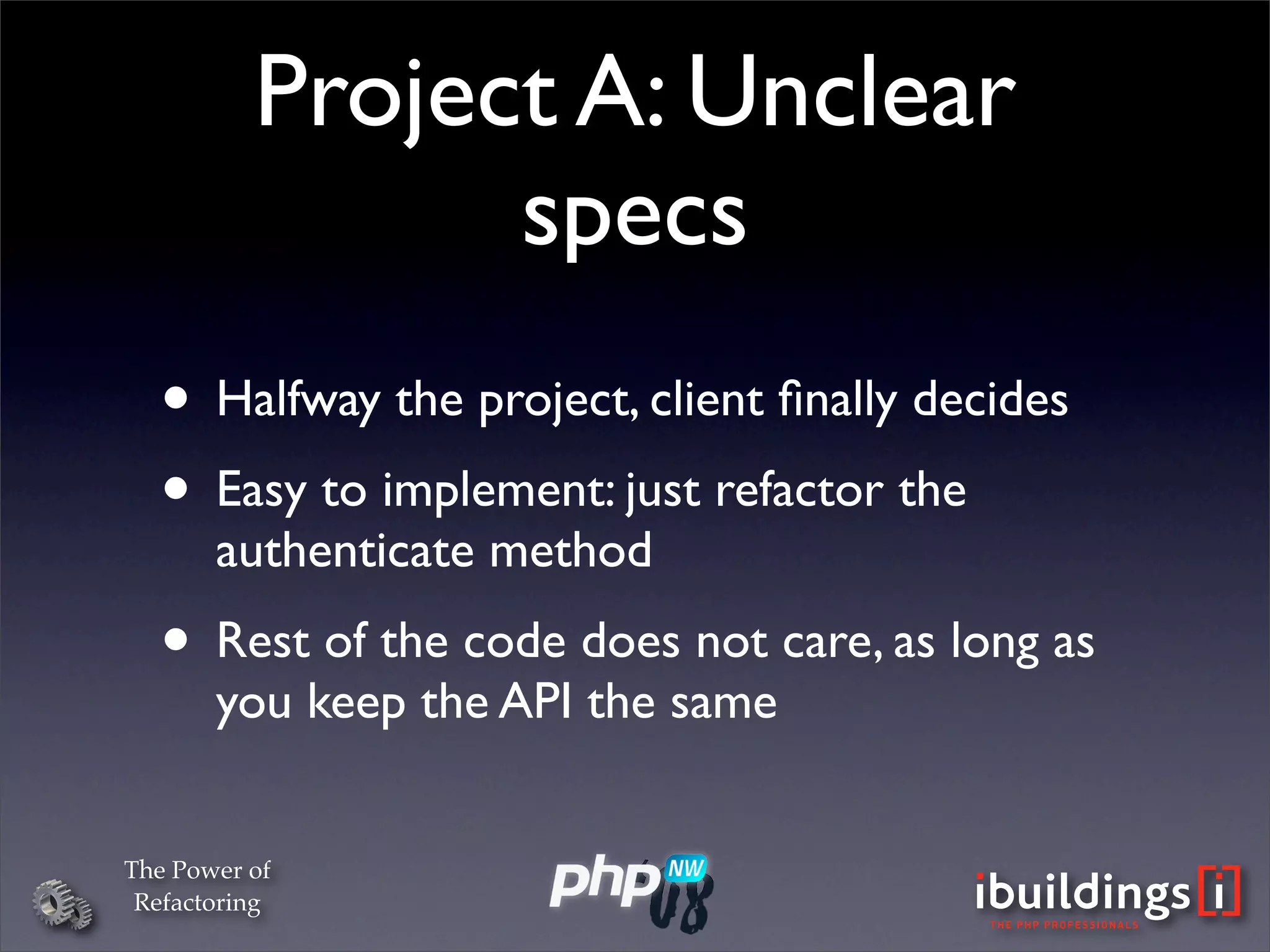 The Power Of Refactoring (PHPNW)