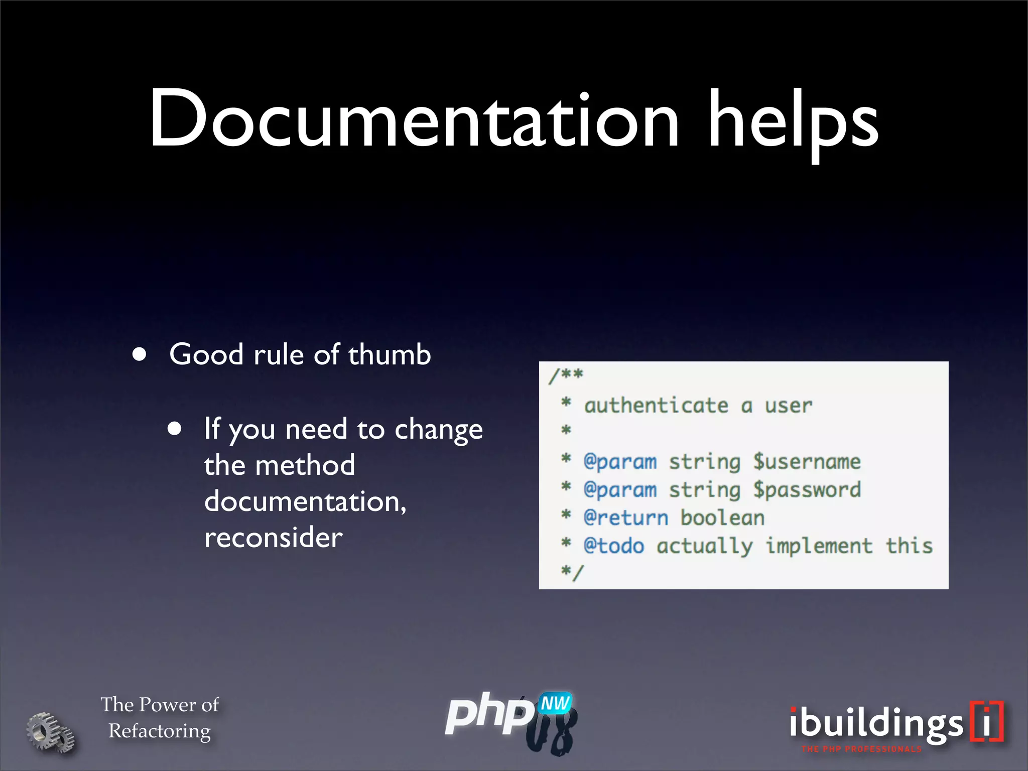 The Power Of Refactoring (PHPNW)