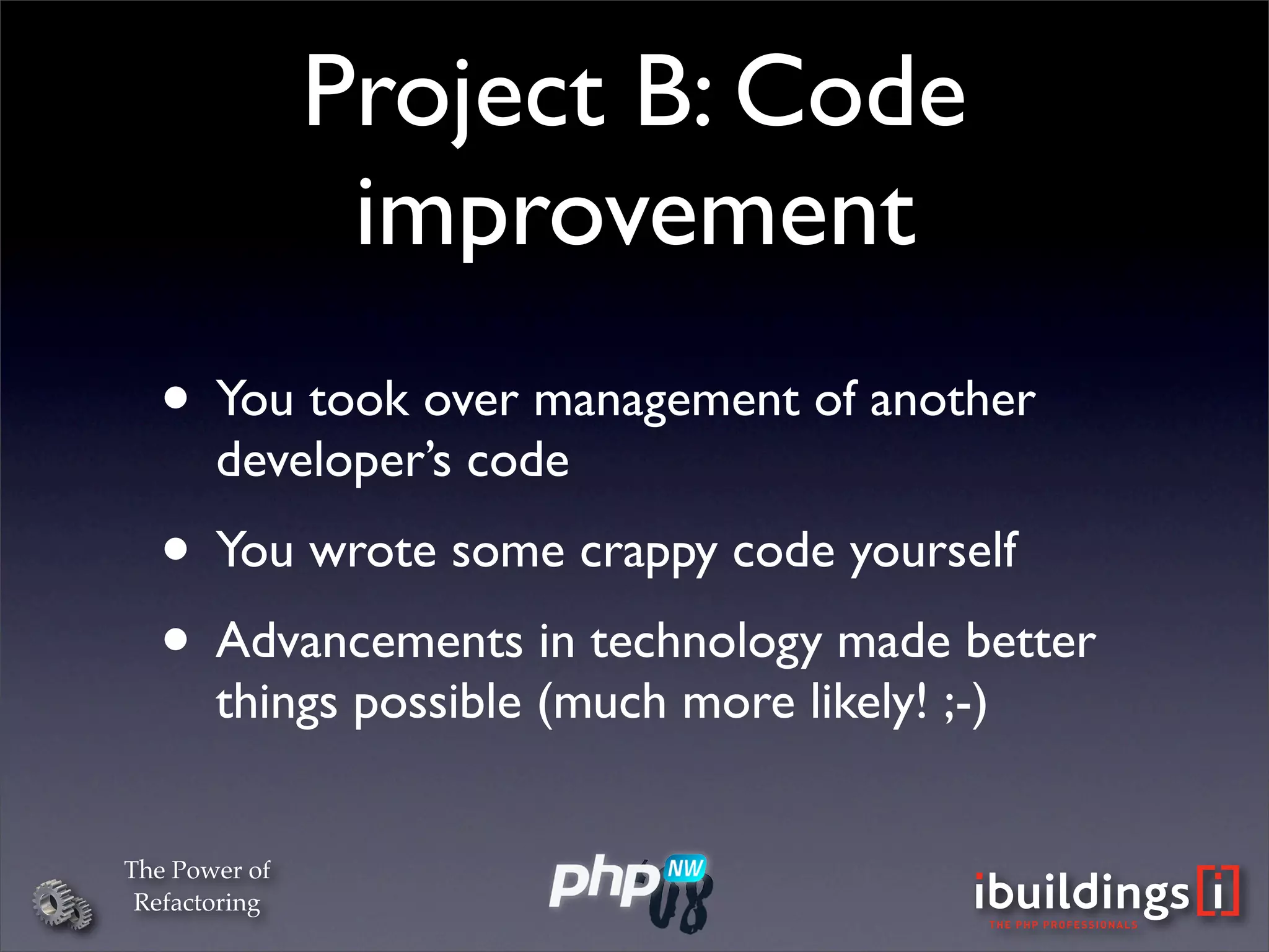 The Power Of Refactoring (PHPNW)