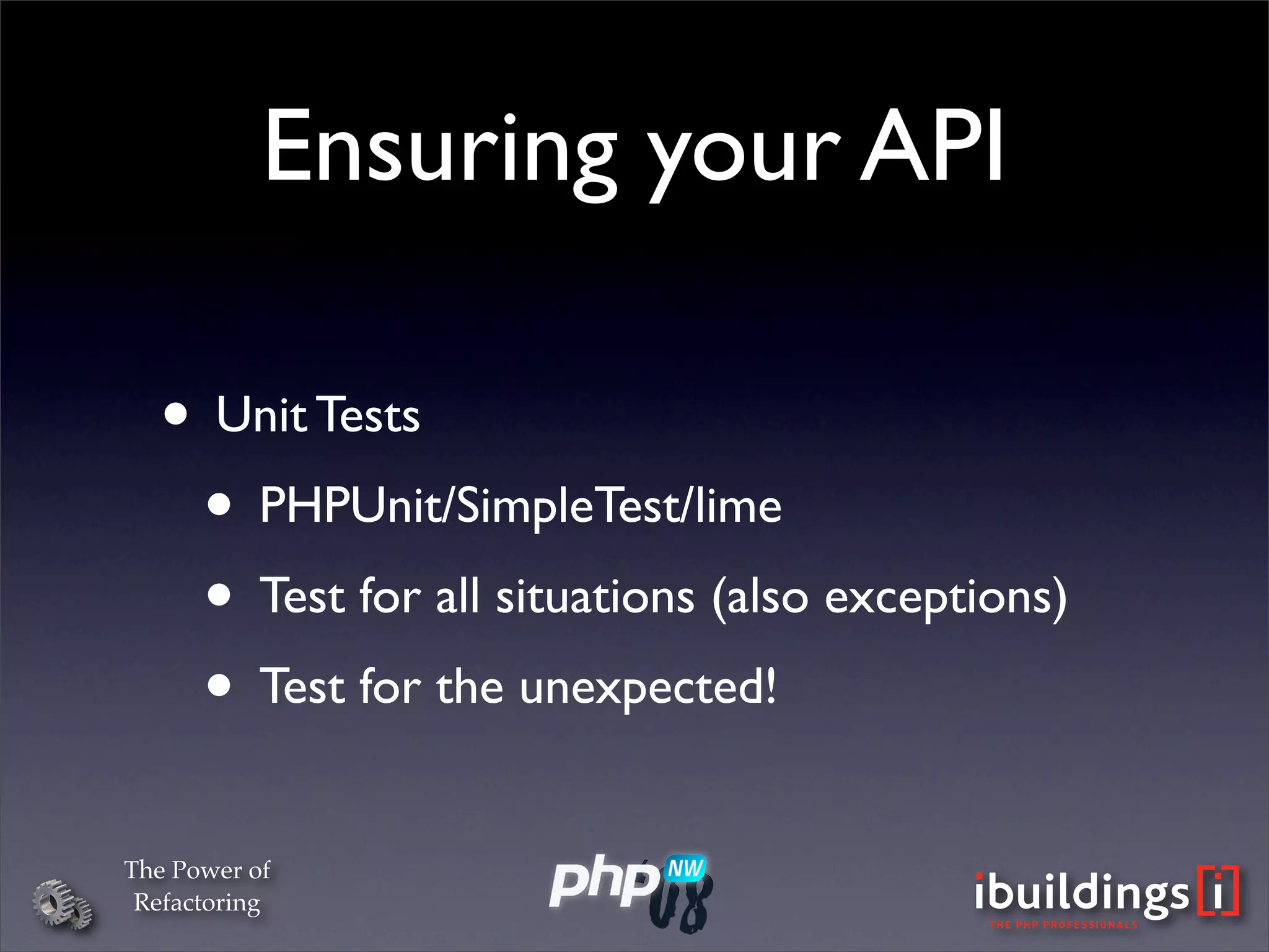 The Power Of Refactoring (PHPNW)