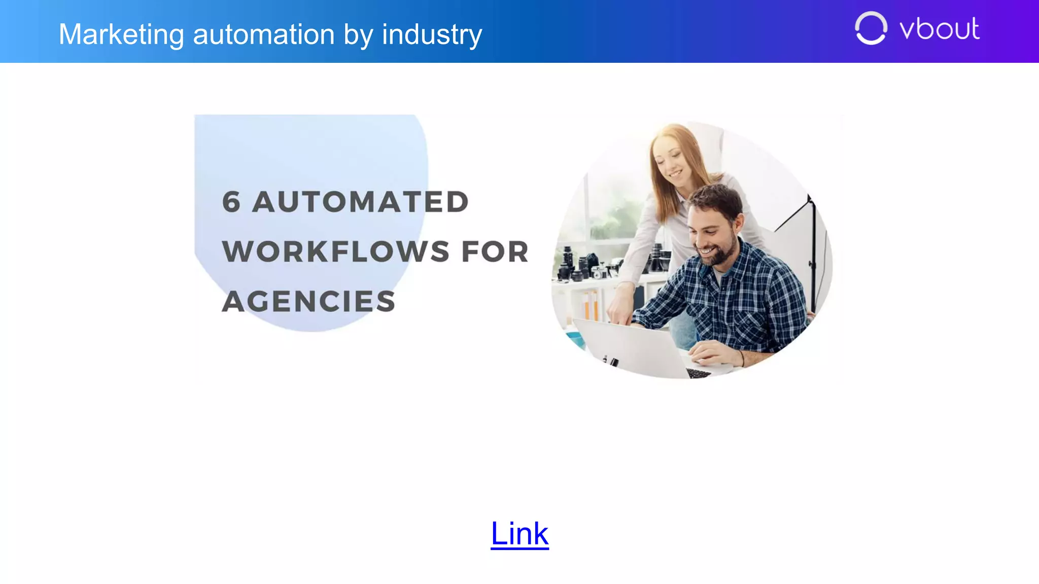 Link
Marketing automation by industry
 