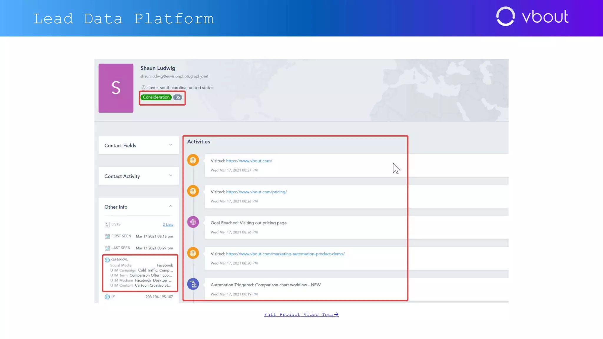 Full Product Video Tour
Lead Data Platform
 