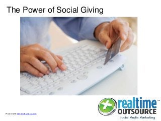 The Power of Social Giving
Photo Credit: HM Revenue & Customs
 