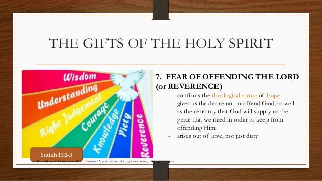 8 The Gifts Of Holy Spirit 7