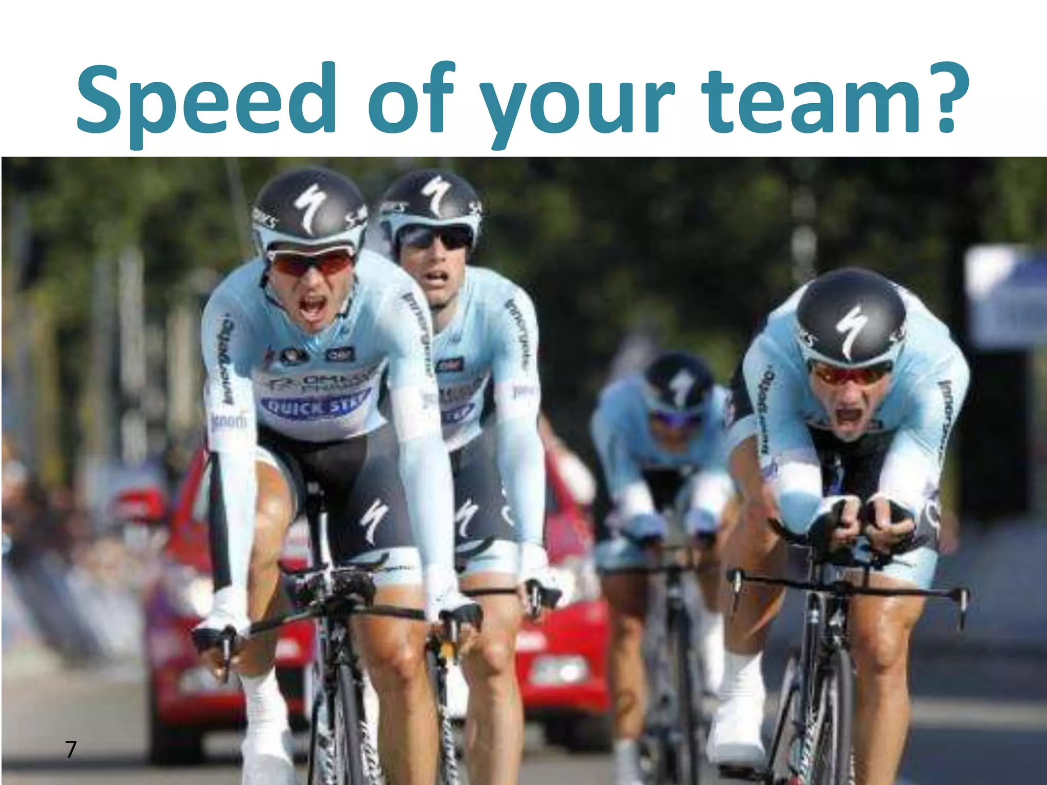 Speed of your team?




7
    7
 